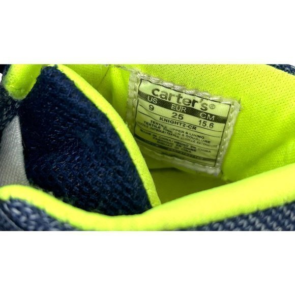 Toddler/Childs ‎ Carter's Athletic Sneakers- Design  - Dark & Light Blue  - Size - Picture 5 of 7